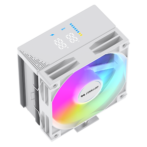 Coolleo P50i ARGB Tower Air Cooling CPU Cooling 5 heatpipe Fluid อะลูมิเนียมฮีทซิงค์ <span class=keywords><strong>TDP</strong></span> 235W Intel LGA - Product Image 2