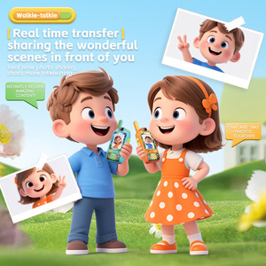 Juguete Interactivo para Padres e Hijos, Walkie Talkies con Cámara para Niños, Alcance de 1.5 km, para Niños de 4 a 12 Años - Product Image 5