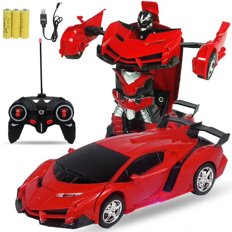 2023 Новый электрический RC автомобиль трансформации роботы детские мальчики игрушки Спорт на открытом воздухе деформации Роботы Модель трансформации робот игрушка автомобиля