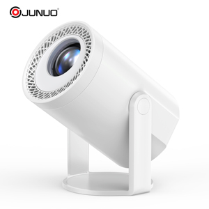 JUNUO Turn 1 Hot Selling Mini <b>Projector</b> 200Ansi 720P 1+8GB Newest Android 14 with BT Portable <b>Projector</b> for Home Use - Product Image 1
