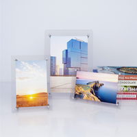 Porte-photos mural transparent A3 A4 A5, cadre en plexiglas transparent, cadre photo en acrylique