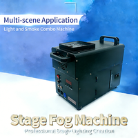 MINGLANG 1500W LED RGB Machine à fumée à pulvérisation de brouillard DMX512 Télécommande Construction en fer Garantie 1 an pour les événements de fête/mariage
