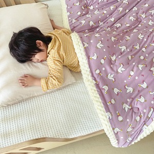 Màu Xanh Hoa In Trẻ Em Giường Đặt Mùa Đông Sang Trọng Chăn Và Duvet Cover Cậu Bé Của Chăn Ga Trải Giường Bộ - Product Image 6