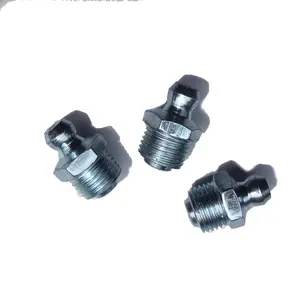 Manufacture Galvanized Fitting 1/8-28BSP Straight Nipple Grease Fitting