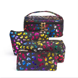 Pinceau de maquillage PU imprimé personnalisé en gros Trousse de maquillage de voyage Pochette cosmétique - Product Image 2