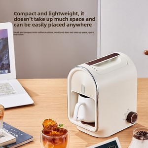Cafetera Pequeña, Cafetera Italiana Semiautomática para el Hogar y la Oficina, Cafetera Todo en Uno, Cafetera Americana Manual con Café Recién Molido, Regalo Universal - Product Image 5