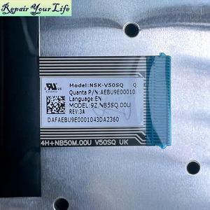 ใหม่แป้นพิมพ์แล็ปท็อปสีดำของสหราชอาณาจักรสำหรับ CB30-A โตชิบา <span class=keywords><strong>Chromebook</strong></span> แป้นพิมพ์9Z.NB5SQ.00U NSK-V50SQ CB35-A ไม่มีแสงไฟพร้อมเสาสกรู - Product Image 5