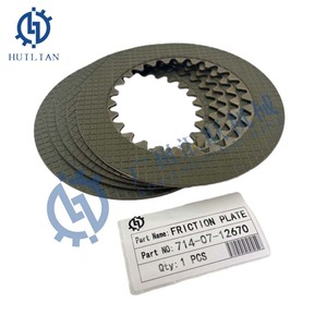 Disque d'amortisseur 714-07-12670 714-07-19720 WA480-5 WA420-3 WA470-3 Plaque de friction de transmission pour pièces de chargeuse sur pneus et camion à benne basculante - Product Image 5