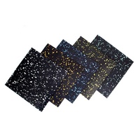 Gym Gummi Boden matte Kraft Trainings raum Gummi Boden matte Home Fitness Bereich Sport Schallschutz und stoß dämpfende Matte