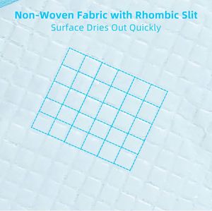 Tapis d'apprentissage de la propreté pour chiots et chats d'intérieur, super absorbants, 56 x 56 cm, pour animaux de compagnie - Product Image 5