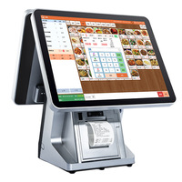 Système de Caisse TPV Professionnel 15.6'' 1920x1080P pour Commerces de Détail avec Lecteur Code-Barres