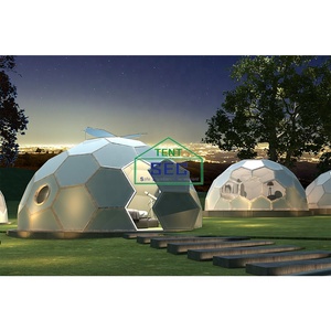 High-end High-strength Aluminum Profiled <b>Egg</b>-shaped Space Fortress Dome <b>House</b> - Product Image 5
