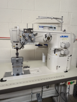 Machine à coudre industrielle Juki PLC-2760-7 à point noué, 2 aiguilles, entraînement unisson, pied entraîneur, pour cuir et sièges de voiture