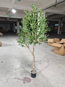 3ft 4ft <span class=keywords><strong>5ft</strong></span> 6ft Faux chậu cây Ô liu nhân Tạo sống động như thật Cây Ô Liu với trái cây cho trong nhà ngoài trời nhà văn phòng trang trí - Product Image 4