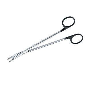 Ciseaux Metzenbaum à manche noir, insert TC, courbés, à bout arrondi, super fins, pour dissection, instruments chirurgicaux médicaux, ensemble de ciseaux TC - Product Image 5