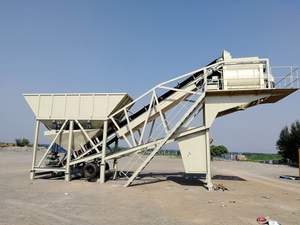 Centrale à béton mobile 60m³ portable et automatique, prête à l'emploi, petite centrale de malaxage, prix et coût de vente - Product Image 3