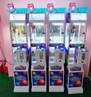Mini machine à griffes avec pièces métalliques, structure haute 3D, équipement de jeu d'arcade pour centre de divertissement, machine à prix en peluches pour la vente en gros