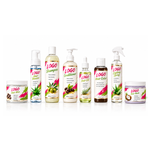 Private Label Hair Care Set Custom Formula Organic <b>Shampoo</b> & Conditioner <b>with</b> Amino Acid & Peppermint Hair Masque Treatment Kit - Product Image 1