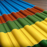 Lamina Teja Colonial Termoplástico Teja PVC Hoja de techo Teja de plástico Teja