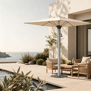 Parasol d'extérieur pour jardins, villas, cours, balcons, cafés en plein air, parasols pliants - Product Image 1