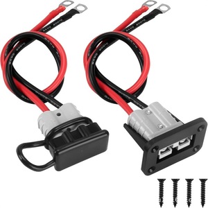 Conector de Desconexión Rápida de Batería AOWEITOUR con Cable de 8AWG y 1.25 Pies para Uso en Automóviles y Embarcaciones - Product Image 2