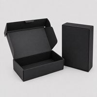 Boîtes d'expédition en carton ondulé personnalisées haut de gamme, portables, écologiques et robustes pour l'emballage d'expédition de vêtements e-commerce