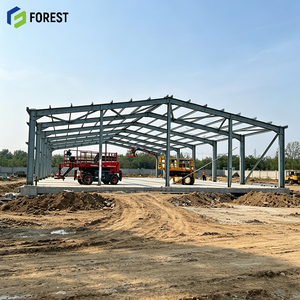 Structure en acier préfabriquée pour entrepôt, atelier, construction agricole, panneaux solaires professionnels, industrie - Product Image 1