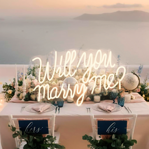 Enseigne Néon LED Personnalisable « Veux-tu m'Épouser » pour Mariage, Demande en Mariage, Fête, Décoration Murale Végétale, Publicité Néon - Product Image 6