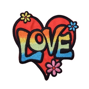 Giá Rẻ Nhà Máy Vá Ở Trung Quốc Tùy Chỉnh Lớn Duy Nhất Red Rose Vá Sắt Trên Thêu Đính Vá - Product Image 4