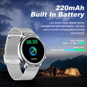 ساعة ذكية LIGE BW0545 للنساء متوافقة مع أندرويد وآيفون، جهاز تتبع اللياقة البدنية مع إمكانية الرد وإجراء المكالمات، مقاومة للماء، مراقبة معدل ضربات القلب والنوم ومستوى الأكسجين في الدم - Product Image 4