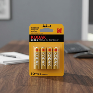 4 Batterie Kodak Ultra Premium AA LR06 KLR6 (Confezione Blister da 20 Pezzi) - Product Image 2
