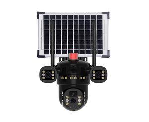 Caméra <span class=keywords><strong>sans</strong></span> fil 12MP à énergie solaire <span class=keywords><strong>WiFi</strong></span>/4G PTZ V380 Pro Eseecloud 2/3 objectif <span class=keywords><strong>WiFi</strong></span> sécurité 4G carte Sim CCTV caméra solaire - Product Image 6