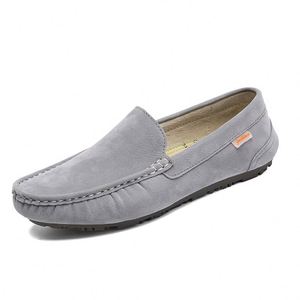 Chaussures mocassins en cuir décontractées pour hommes - Product Image 2