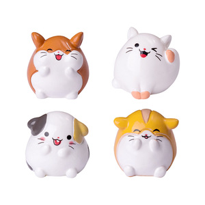 Mini figurines de hamster et de rat en 3D, mignonnes, de dessin animé, miniatures, pour jardin féerique, ornements en résine, animaux, décorations de Noël, cadeau - Product Image 6