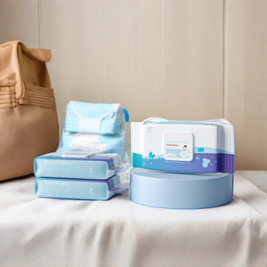 Ventes directes d'usine de produits populaires Fibres végétales <span class=keywords><strong>Waterwipes</strong></span> <span class=keywords><strong>Lingettes</strong></span> pour bébé <span class=keywords><strong>Lingettes</strong></span> humides originales sans plastique pour bébé - Product Image 4