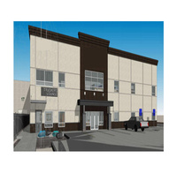Bâtiment à structure en acier économique et facile à assembler, idéal pour atelier, appartement ou construction d'ensembles résidentiels.