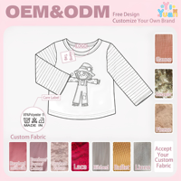 Kinder Raglan Gestreiftes Langarmshirt Niedliche Vogelscheuchen-Applikation Baumwoll-T-Shirts Kleinkind Jungen Herbst Bauernhof Freizeit-Oberteile
