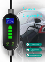 Nouveau chargeur EV portable de 11 kW de type 2 avec câble de charge AC universel, protection contre les fuites IP54, pour la France