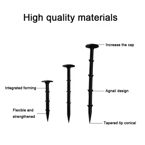 Estacas de Plástico Negro de Alta Calidad con Púas para Jardín, Anclajes y Clavos para Tierra, Ideales para Jardinería, Precio al por Mayor - Product Image 2