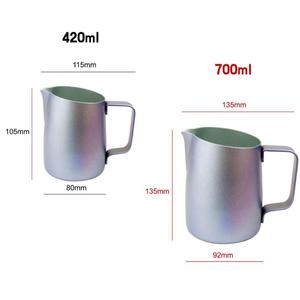 Westgreen New Acier Inoxydable <span class=keywords><strong>Latte</strong></span> Art Espresso Cappuccino Mousser Pot À Lait/Mousser Lait Lait Moussant Pichet - Product Image 4