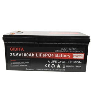 25.6V 100AH LiFePO4 Pin cho nhà năng lượng mặt trời hệ thống năng lượng chu kỳ sâu Lithium sắt Pin gói BMS bảo vệ - Product Image 2