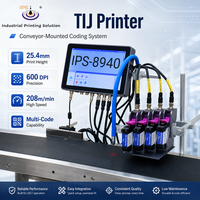 Printer TIJ Industri IPS-8940 dengan Tinggi Pencetakan 25.4mm untuk Aplikasi Penandaan Data Variabel