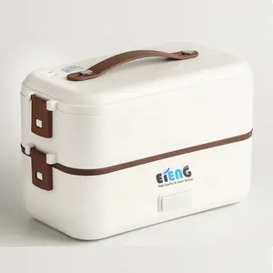 Wholesale Cheap Custom Logo Heated Lunchbox Multi-Functional Portable Food Warmer Bento 110V 220V Electric Lunch Box