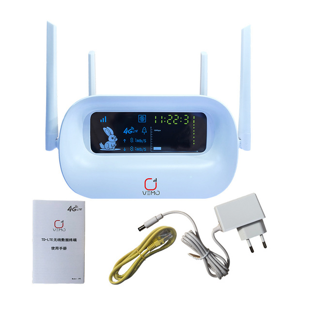 Wholesale High Quality 4G Lte  CPE Router Wireless 150Mbps Wi-Fi  4G Mobile WiFi  Router With Sim Card Slot  LCD Display