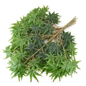 Feuilles artificielles grandes pour l'automne, décoration de jardin, faible MOQ, presque naturelles, petites feuilles d'arbres artificiels <span class=keywords><strong>en</strong></span> <span class=keywords><strong>pot</strong></span> - Product Image 2