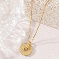 Collar de Acero Inoxidable con Colgante Islámico Árabe Musulmán con la Frase 'Nunca te Desalme de la Esperanza', Joyería de Moda, Regalos al por Mayor para Eid y Ramadán