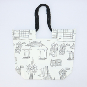 Borse Tote in Tela all'Ingrosso, Misure Piccole, Medie e Grandi, Borse a Spalla Personalizzate con Loghi Stampati su Misura per lo Shopping - Product Image 3