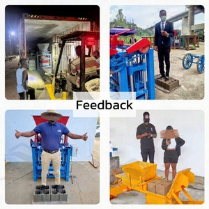 آلة صنع الطوب المتشابك من الأسمنت والخرسانة والرماد المتطاير صغيرة الحجم بسعر مناسب - Product Image 4