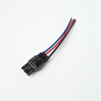 Arnés de cableado con conector macho 7443 W21/5W tipo Pigtail universal para automoción