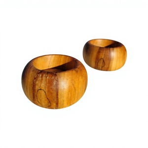 Wooden Handmade Eco-Friendly Rectangle <b>Tea</b> Light Holder Bowl Durable Home Decoration for Christmas - Product Image 3